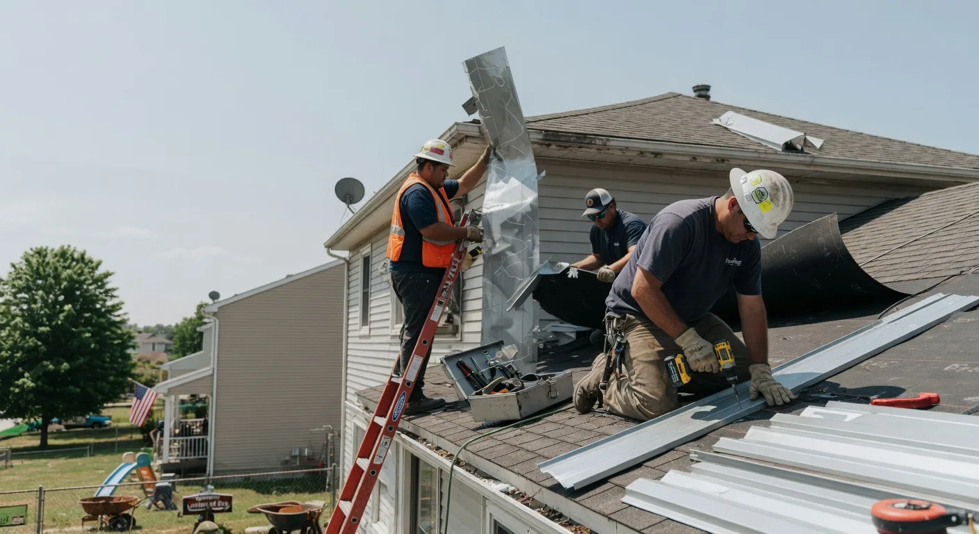 Storm Damage Metal Roof Repair in Middletown Springs, VT